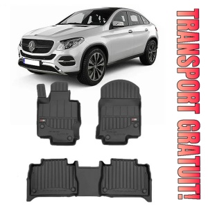 Mercedes Gle II Coupe Din 11.2019 - Prezent, Coupe, C167 , Set Covorase Auto Tip Tavita Premium 3D, din cauciuc