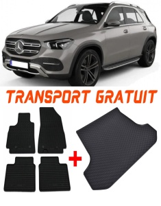 Mercedes GLE Set Covorase + tavita portbagaj auto Mercedes GLE II Coupe, caroserie coupe, fabricatie 11.2019 - prezent accesorii pentru autoturismul tau - masina v1436