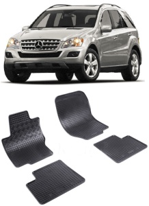 Mercedes ML W164, Suv, fabricat din 08.2005 - 2011, set covorase auto dedicate, din cauciuc 100% Premium v6327
