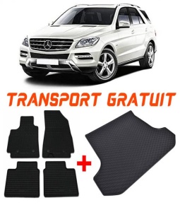 Mercedes Ml W166 Suv din 11.2011 - 05.2015 *2, Set Covorase + tavita portbagaj auto accesorii pentru autoturismul tau - masina v2424