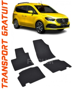 Mercedes T-Class fabricat din 04.2022 - Prezent, Van, set covorase auto dedicate, din cauciuc 100% Premium accesorii pentru autoturismul tau - masina v151380