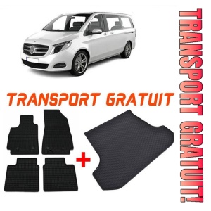 Mercedes V-CLAss W447 din 06.2014 - Prezent Van *1 , Set Covorase + tavita portbagaj auto
