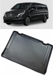 Mercedes Viano Van din 09.2003 - 05.2014, Tavita Pentru Portbagaj Lux Premium Dedicata, Ampatament Extralung In Spatele Randului 3 *1 accesorii pentru autoturismul tau - masina v202847