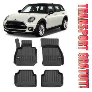 Mini Clubman II, Combi, Din 10.2015 - Prezent , Set Covorase Auto Tip Tavita Premium 3D, din cauciuc