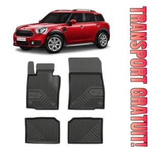 Mini Countryman I Din 09.2010 - 01.2017, Suv , Set Covorase Auto Tip Tavita Premium 3D, din cauciuc