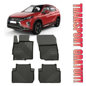 Mitsubishi Eclipse Cross Din 01.2018 - Prezent, Suv , Set Covorase Auto Tip Tavita Premium 3D, din cauciuc