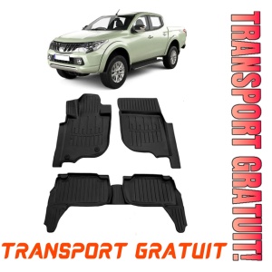 Mitsubishi L200 (2015-2023) Set covorase auto cauciuc G.Modern Line 3D