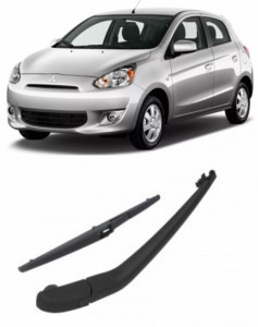 MITSUBISHI Mirage/Space Star Brat stergator pentru luneta spate cu lamela 305 mm, compatibil cu MITSUBISHI Mirage/Space Star Hatchback fabricat intre 2012, calitate extra accesorii pentru autoturismul tau - masina v91966