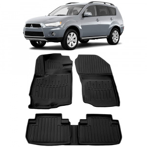 Mitsubishi Outlander (2012-2021) Set covorase auto cauciuc G.Modern Line 3D accesorii pentru autoturismul tau - masina v66926