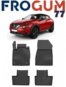 Nissan Juke II Din 09.2019 - Prezent, Suv , Set Covorase Auto Tip Tavita Premium 3D, din cauciuc accesorii pentru autoturismul tau - masina v168287