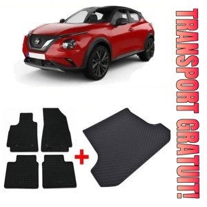 Nissan Juke II Suv din 09.2019 - Prezent, Set Covorase + tavita portbagaj auto Portbagaj Superior *3