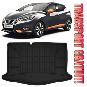 Nissan Micra K14 Hatchback din 03.2017 - Prezent *3, Tavita Pentru Portbagaj Lux Premium Dedicata,