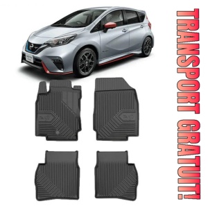 Nissan Note E11 Din 2006 - 09.2013, Hatchback , Set Covorase Auto Tip Tavita Premium 3D, din cauciuc