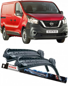 Nissan Nv300 Set 2 stergatoare parbriz Bosch Bosch Aerotwin 65 cm/47.5 cm compatibile cu Nissan Nv300 Van (X82) din 2016 (65 cm / 47.5 cm) accesorii pentru autoturismul tau - masina v125797