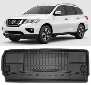 Nissan Pathfinder Suv din 2005 - 2013, Tavita Pentru Portbagaj Lux Premium Dedicata, Rand 3 Ridicat *1 accesorii pentru autoturismul tau - masina v186537