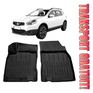Nissan Qashqai (2014-2021) (Fata) Set covorase auto cauciuc G.Modern Line 3D