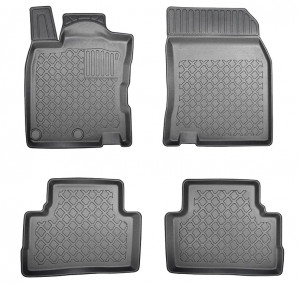 Nissan Qashqai II, Suv, Din 02.2014 - 05.2021 , Set Covorase Auto Tip Tavita Premium 3D, din cauciuc accesorii pentru autoturismul tau - masina v175202