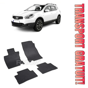 Nissan Qashqai II, Suv, fabricat din 02.2014 - 05.2021, set covorase auto dedicate, din cauciuc 100% Premium