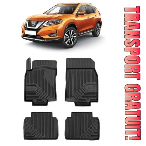Nissan X-Trail T32 Facelift Din 09.2017 - Prezent, Suv , Set Covorase Auto Tip Tavita Premium 3D, din cauciuc