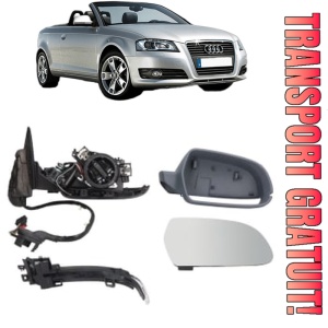 Oglinda Dreapta AUDI A3 Convertible (8P7) din 2008 - 2013, Auto, Reglaj electric, Completa