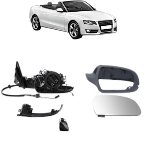Oglinda Dreapta AUDI A5 Convertible (8F7) din 2009 - 2017, Auto, Reglaj electric, Completa - Img 2