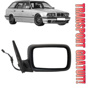 Oglinda Dreapta BMW Seria 5 Touring (E34) din 1991 - 1996, Auto, Reglaj electric, Completa