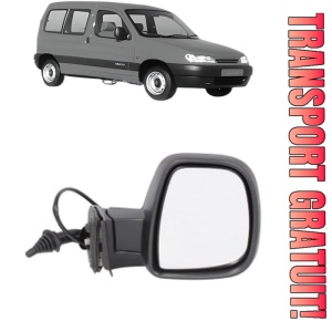 Oglinda Dreapta CITROEN BERLINGO / BERLINGO FIRST MPV (MF_, GJK_, GFK_) din 1996 - 2011, Auto, Reglaj mecanic, Completa