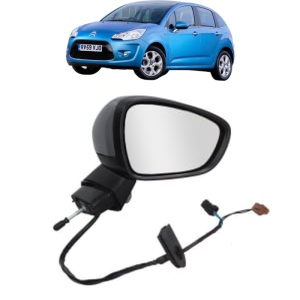 Oglinda Dreapta CITROEN C3 II Hatchback Van (SC_) din 2010 - 2016, Auto, Reglaj electric, Completa - Img 2