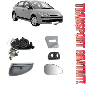 Oglinda Dreapta CITROEN C4 I (LC_) din 2004 - 2012, Auto, Reglaj electric, Completa