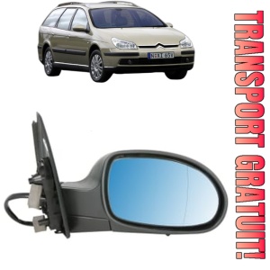 Oglinda Dreapta CITROEN C5 II Estate Van (RE_) din 2004 - 2008, Auto, Reglaj electric, Completa