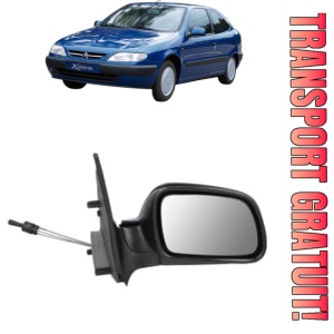 Oglinda Dreapta CITROEN XSARA Hatchback Van (N3_) din 1998 - 2005, Auto, Reglaj mecanic, Completa