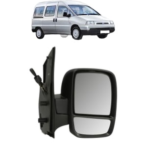 Oglinda Dreapta FIAT SCUDO Bus (270_, 272_) din 2007 - 2016, Auto, Reglaj mecanic, Completa - Img 2