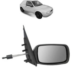 Oglinda Dreapta FORD FIESTA Hatchback Van (JV_) din 1998 - 2003, Auto, Reglaj mecanic, Completa - Img 2