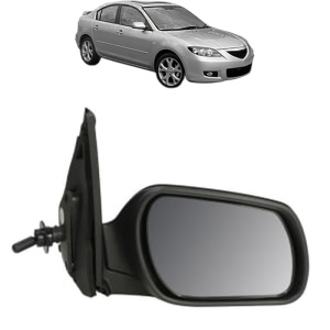 Oglinda Dreapta MAZDA 3 Saloon (BK) din 2003 - 2009, Auto, Reglaj mecanic, Completa - Img 2