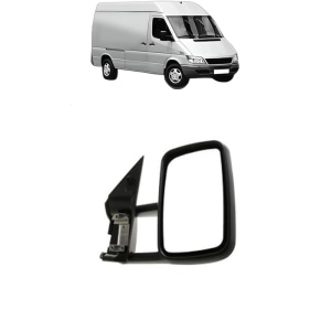 Oglinda Dreapta MERCEDES-BENZ SPRINTER 3-t Van (B903) din 1995 - 2006, Auto, Reglaj manual, Completa - Img 2