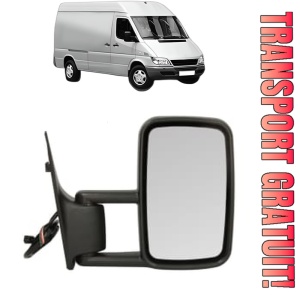 Oglinda Dreapta MERCEDES-BENZ SPRINTER 3-t Van (B903) din 1995 - 2006, Auto, Reglaj electric, Completa