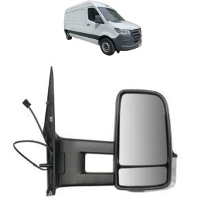 Oglinda Dreapta MERCEDES-BENZ SPRINTER 3-t Van (B910) din 2018 - 2025, Auto, Reglaj manual, Completa - Img 2