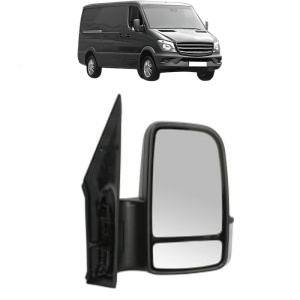 Oglinda Dreapta MERCEDES-BENZ SPRINTER 4,6-t Van (B906) din 2006 - 2018, Auto, Reglaj electric, Completa - Img 2