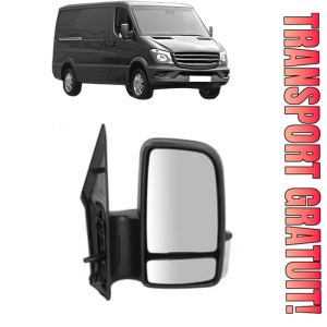 Oglinda Dreapta MERCEDES-BENZ SPRINTER 4,6-t Van (B906) din 2006 - 2018, Auto, Reglaj manual, Completa