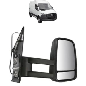 Oglinda Dreapta MERCEDES-BENZ SPRINTER 5-t Van (B907) din 2018 - 2021, Auto, Reglaj manual, Completa - Img 2