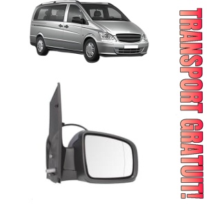Oglinda Dreapta MERCEDES-BENZ VITO Bus (W639) din 2003 - 2014, Auto, Reglaj electric, Completa