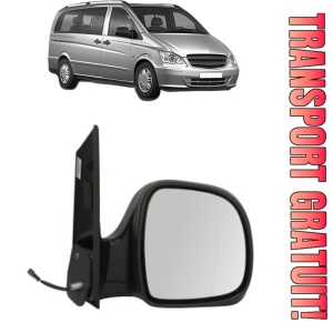 Oglinda Dreapta MERCEDES-BENZ VITO Bus (W639) din 2003 - 2014, Auto, Reglaj electric, Completa