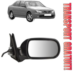 Oglinda Dreapta NISSAN PRIMERA (P11) din 1996 - 2001, Auto, Reglaj manual, Completa