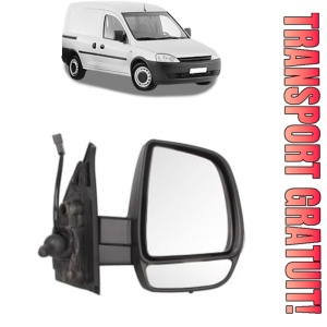 Oglinda Dreapta OPEL COMBO Box Body/MPV din 2001 - 2012, Auto, Reglaj mecanic, Completa