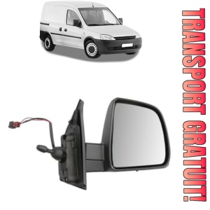 Oglinda Dreapta OPEL COMBO Box Body/MPV din 2001 - 2012, Auto, Reglaj mecanic, Completa