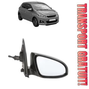 Oglinda Dreapta PEUGEOT 108 din 2014 - 2018, Auto, Reglaj mecanic, Completa