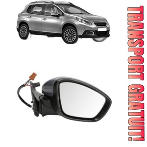 Oglinda Dreapta PEUGEOT 2008 I (CU_) din 2013 - 2019, Auto, Reglaj electric, Completa