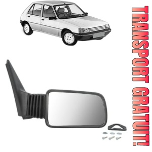 Oglinda Dreapta PEUGEOT 205 I (741A/C) din 1983 - 1987, Auto, Reglaj manual, Completa