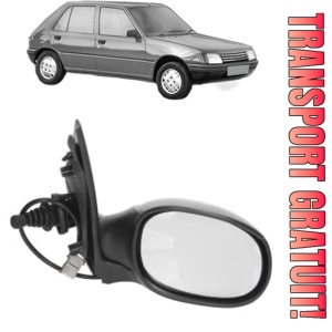 Oglinda Dreapta PEUGEOT 205 II (20A/C) din 1987 - 1998, Auto, Reglaj mecanic, Completa