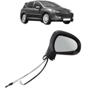 Oglinda Dreapta PEUGEOT 207 SW (WK_) din 2007 - 2013, Auto, Reglaj mecanic, Completa - Img 2